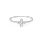 Diamond Clover Bloom Ring