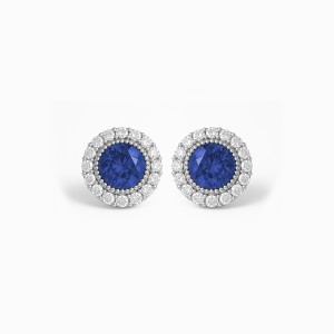 White Gold Luxurious Earrings
