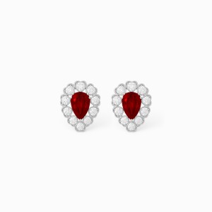 White Gold Diamond Elegance Earrings