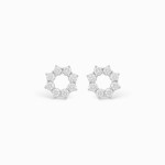 White Gold Diamond Elegance Earrings
