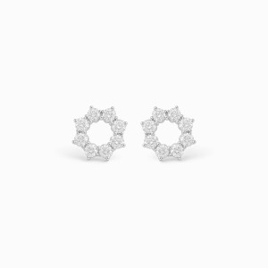 White Gold Diamond Elegance Earrings