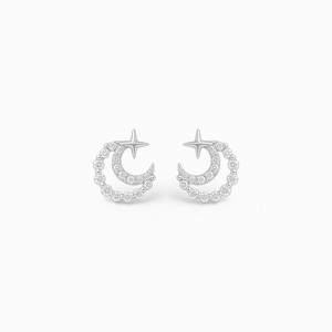 White Gold Diamond Earrings