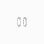 Radiant Circle Diamond Earrings