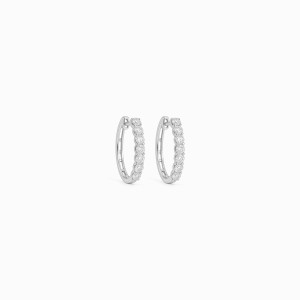 Radiant Circle Diamond Earrings