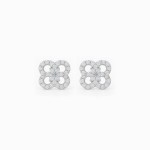 Floral Sparkle Diamond Earrings