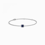 White Gold Diamond Elegance Set Blue