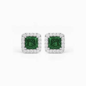 White Gold Diamond Luxury Earrings
