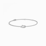 White Gold Refined Elegance Bracelet