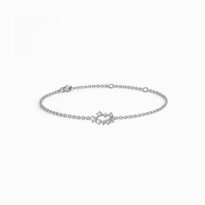 White Gold Refined Elegance Bracelet