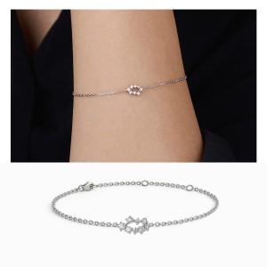 White Gold Refined Elegance Bracelet