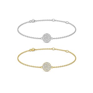 Diamond Medallion Bracelet