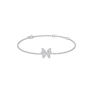 Diamond Butterfly Bracelet