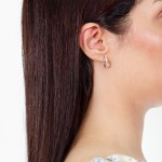Radiant Circle Diamond Earrings