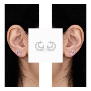 White Gold Diamond Earrings