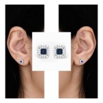 New White Gold Diamond Earrings