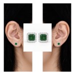 White Gold Diamond Luxury Earrings