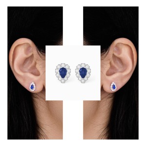White Gold Diamond Elegance Earrings