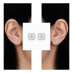 Floral Sparkle Diamond Earrings