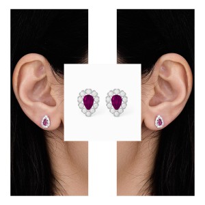 White Gold Diamond Elegance Earrings