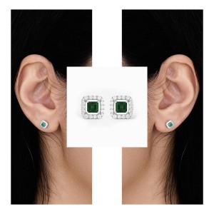 White Gold Luxury Diamond Earrings