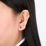 White Gold Refined Elegance Earrings