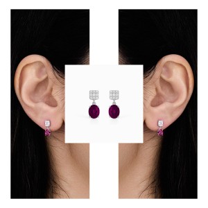 White Gold Diamond Earrings