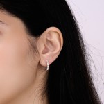 Radiant Circle Diamond Earrings