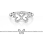 Butterfly Bliss Set of Ring and Bracelet