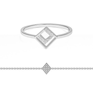 Prism Set of Ring and Bracelet