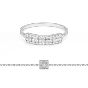 Radiant Grace Set of Ring and Bracelet