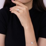 Oval Brilliance Set of Ring and Bracelet