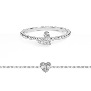 Pure Love Set of Ring and Bracelet