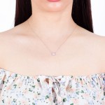 Radiant Square Diamond Necklace