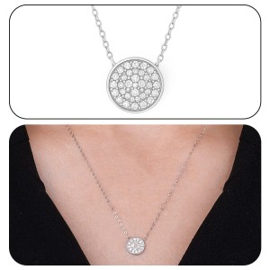 White Gold Grace Necklace