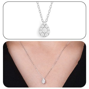 White Gold Diamond Necklace