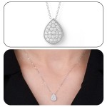 Teardrop Elegance Diamond Necklace