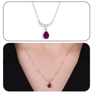 White Gold Diamond Necklace