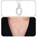 White Gold Diamond Glow Necklace