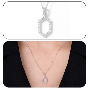 White Gold Diamond Glow Necklace