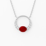 White Gold Radiant Diamond Set