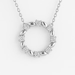 White Gold Luminous Diamond Set