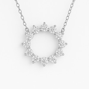White Gold Diamond Elegance Necklace