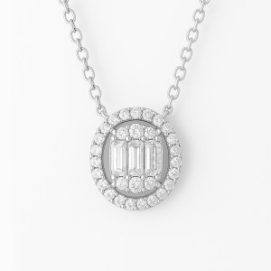 White Gold Diamond Splendor Necklace
