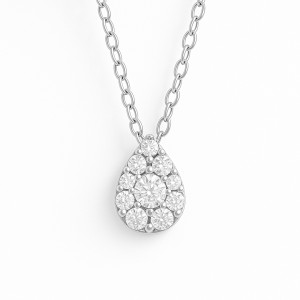 White Gold Diamond Necklace