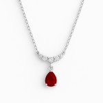 White Gold Diamond Necklace