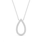 Eternal Drop Diamond Necklace