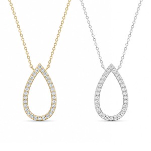 Eternal Drop Diamond Necklace