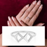 Radiant Geometry Diamond Ring