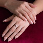 Radiant Circle Diamond Ring