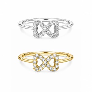 Diamond Bow Ring